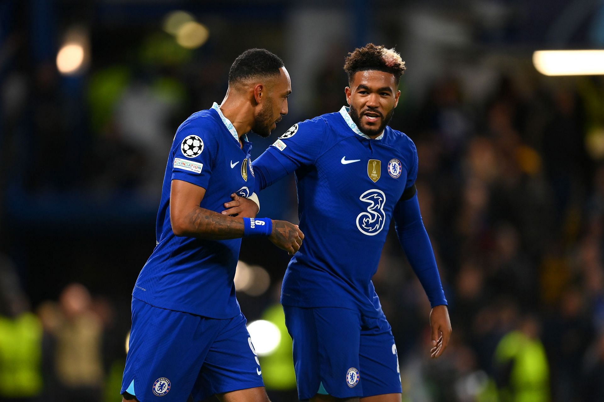 Reece James (right) got a goal and an assist against AC Milan in yet another superb performance